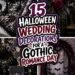 gothic halloween wedding decorations