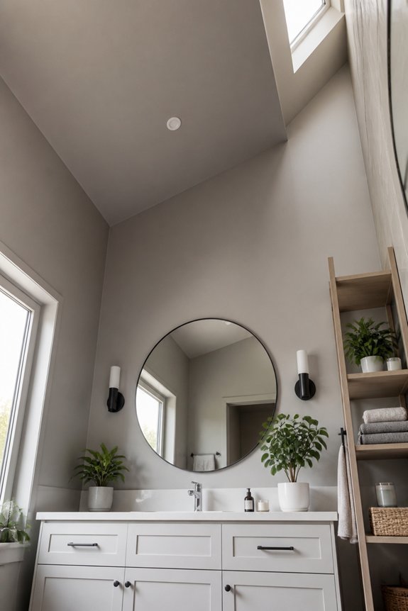 grey ceilings enhance space