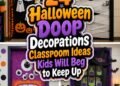 halloween classroom door decor