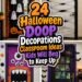 halloween classroom door decor
