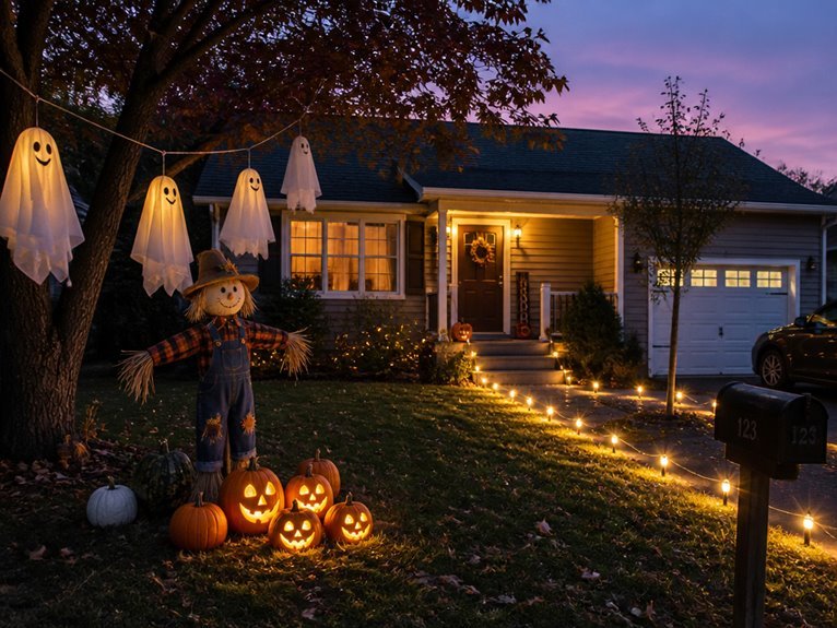 halloween costume lawn characters