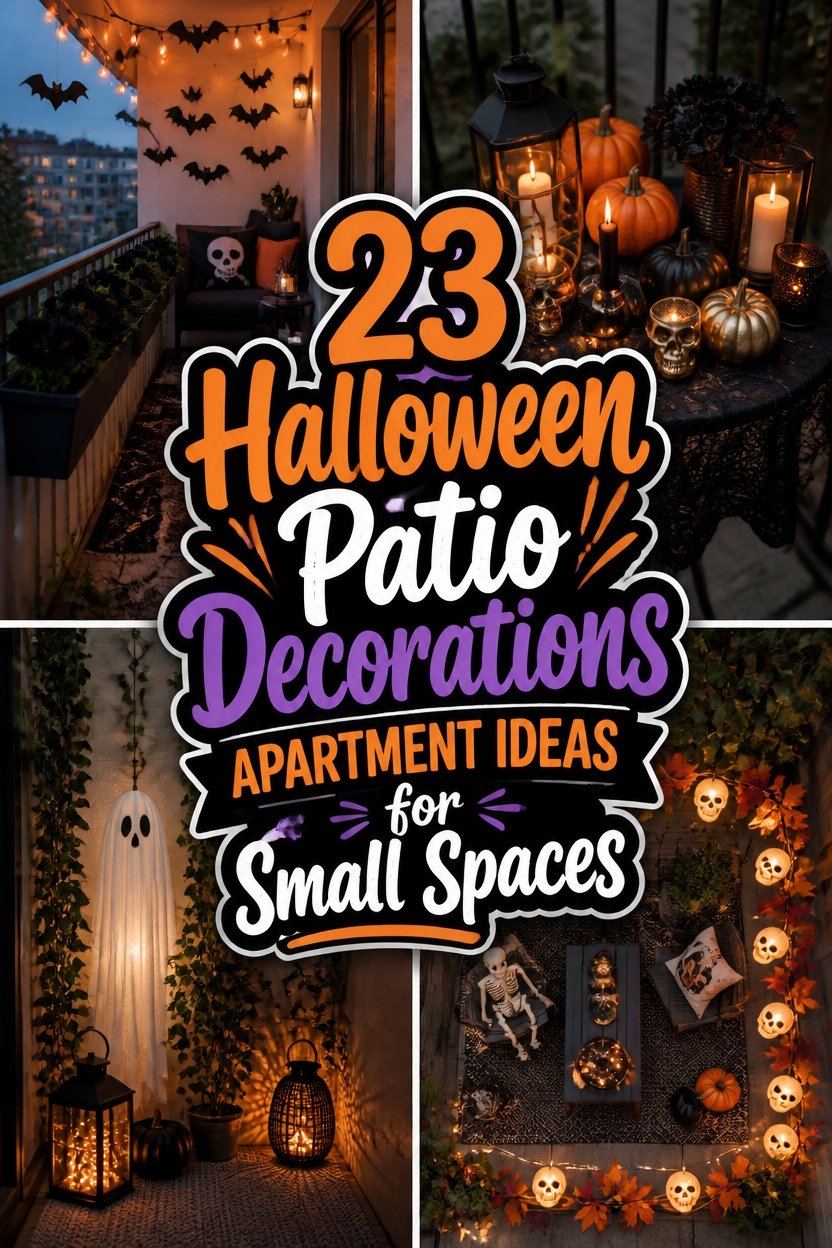 Halloween Patio Decorations for Apartments