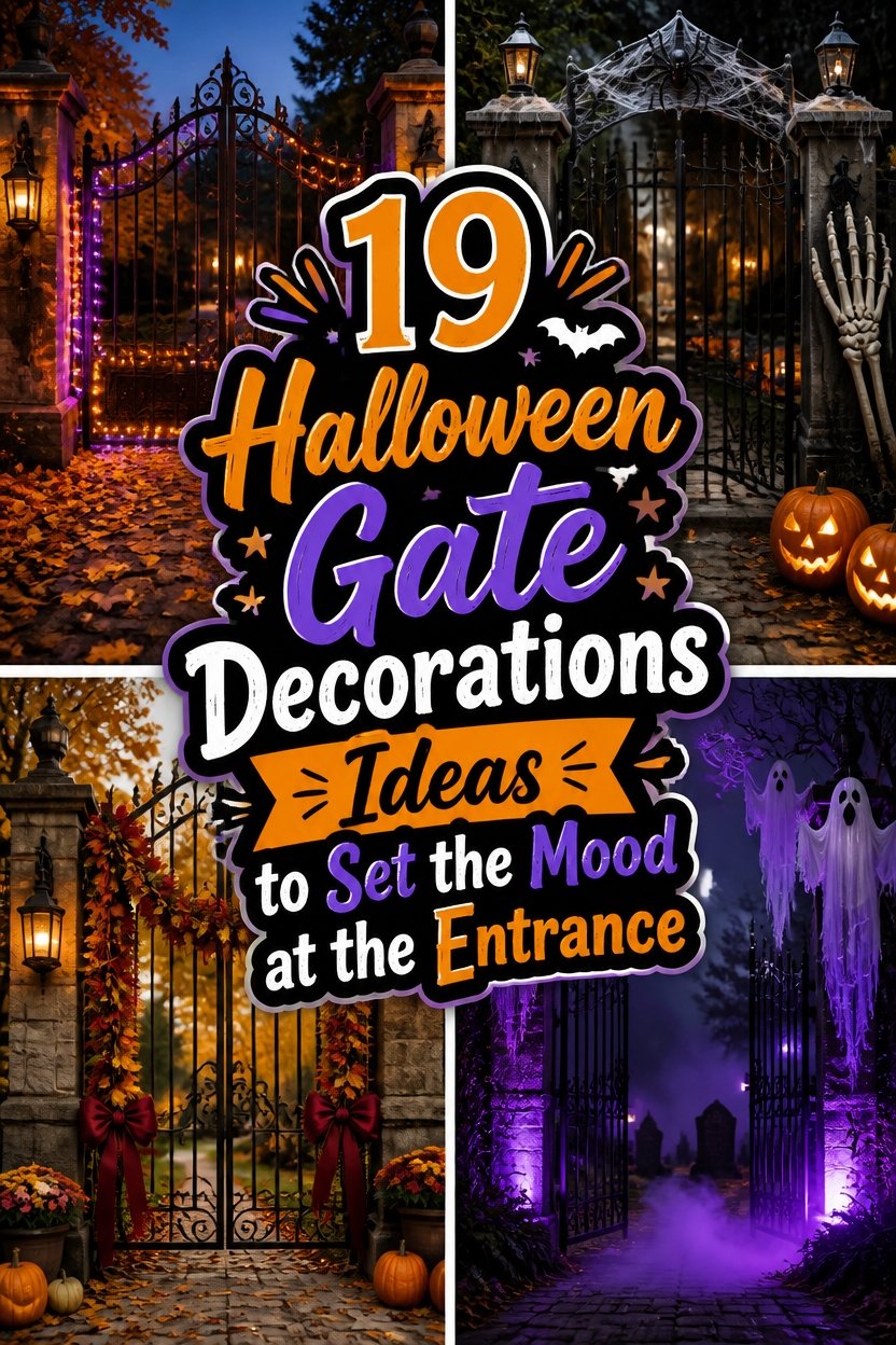 Halloween Gate Decorations