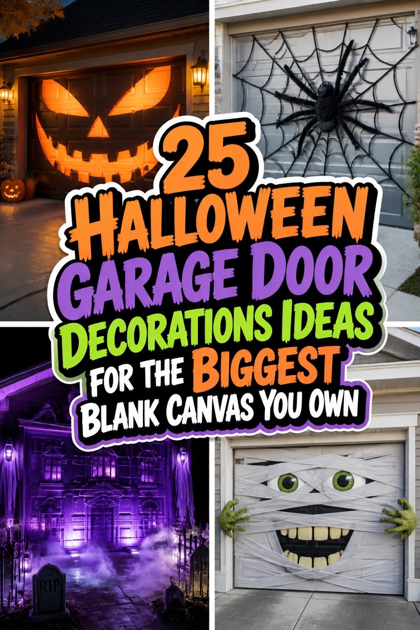 Halloween Garage Door Decorations