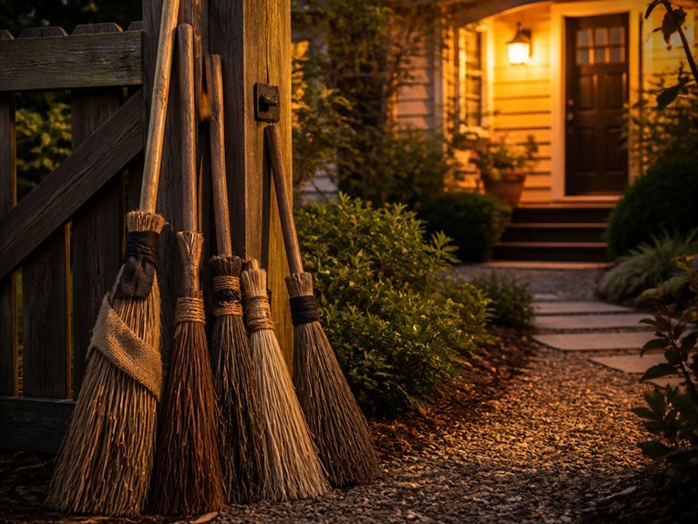halloween garden entrance decor