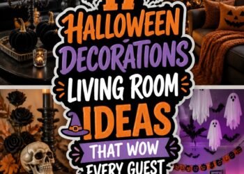 halloween living room decorations