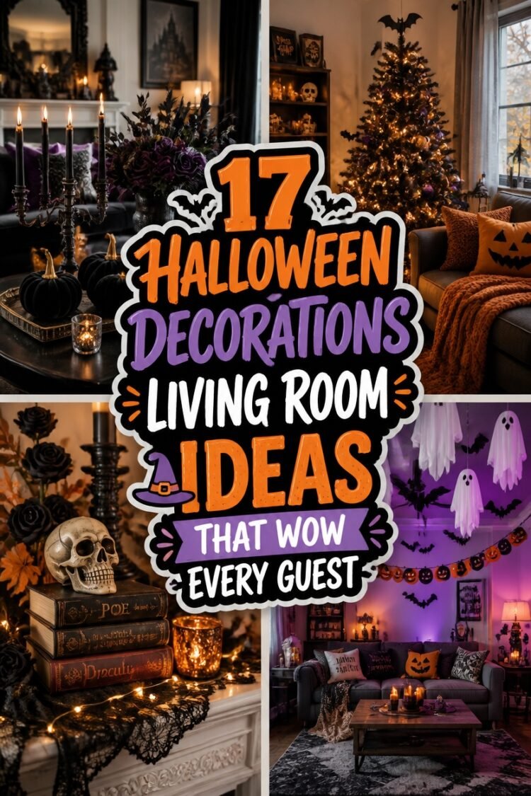 halloween living room decorations