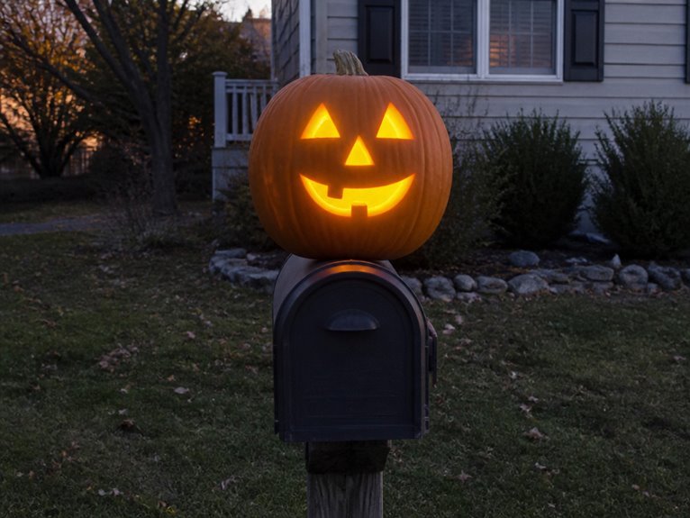 halloween mailbox decoration idea