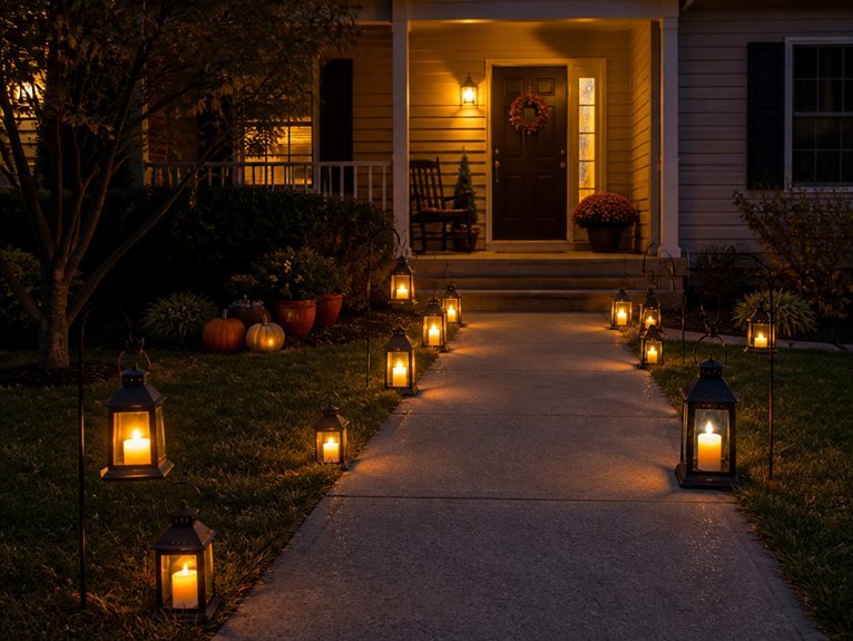 halloween pathway lighting ideas
