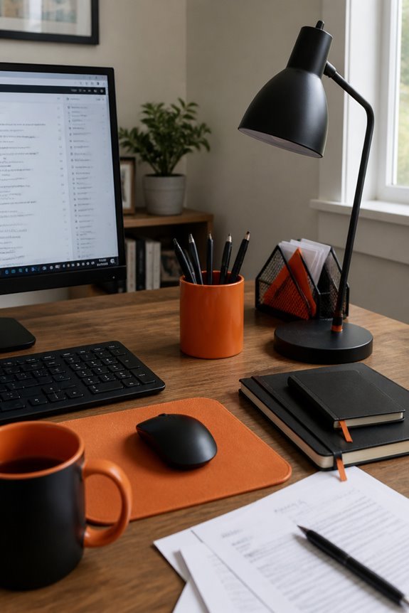 halloween themed workspace coordination