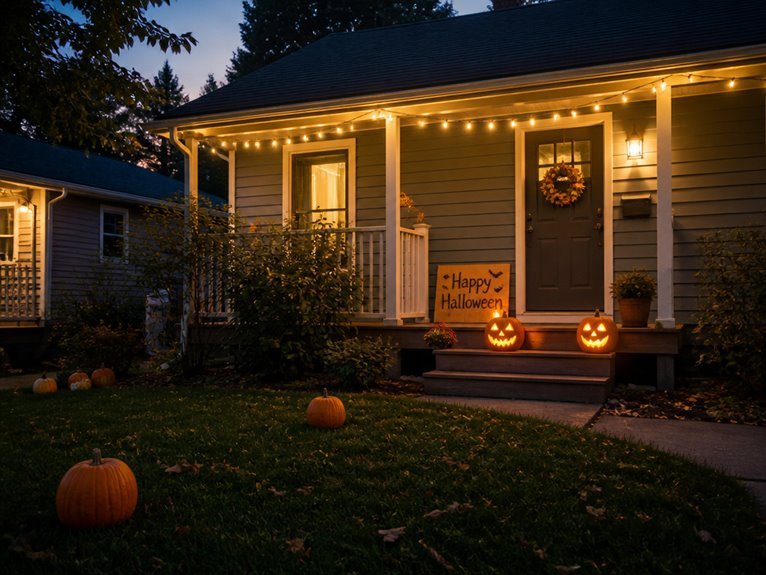 halloween welcome sign ideas