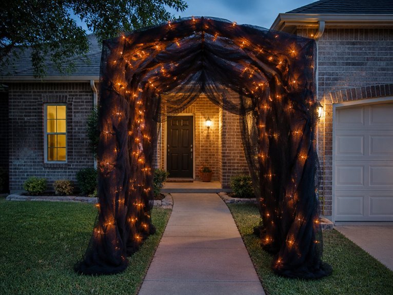 haunted entrance arch creation