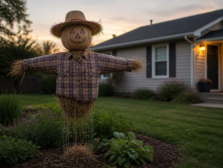 haunted scarecrow garden decoration