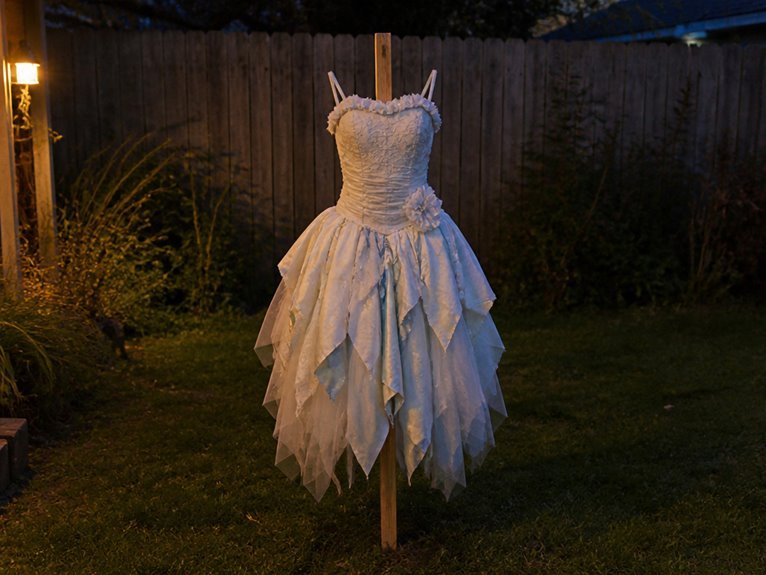 haunting garden stake decoration