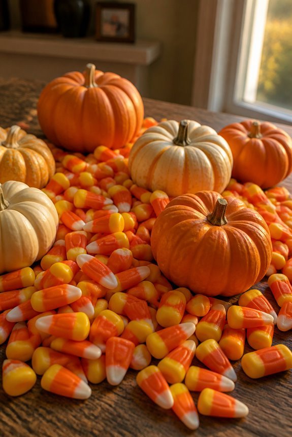 height varied halloween arrangement