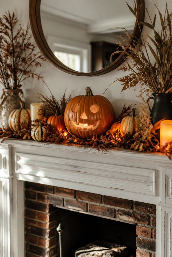 height varied halloween centerpieces