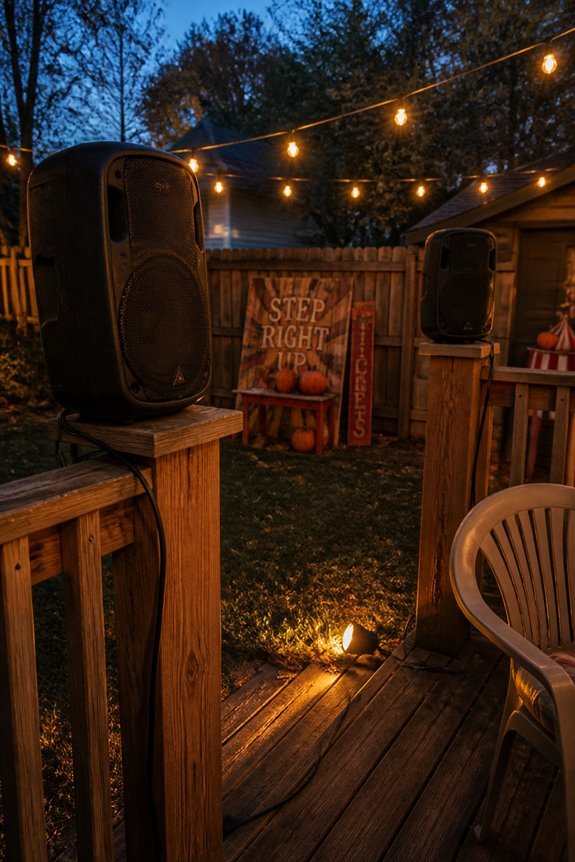 hidden programmable scream speakers