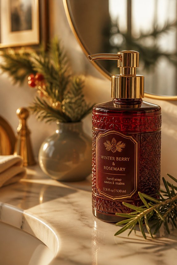 holiday scented hand soap