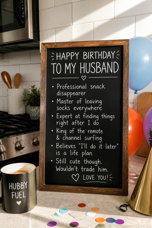 humorous husband habit observations