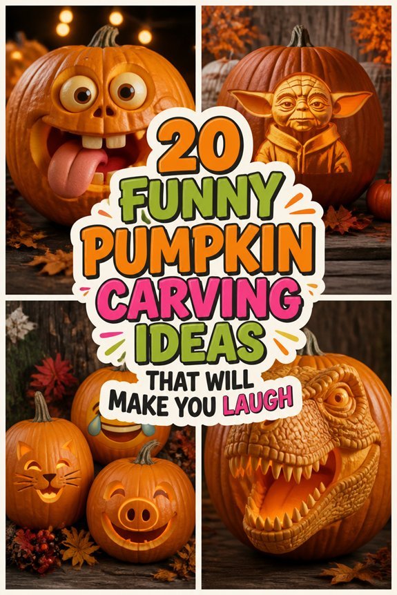 humorous pumpkin carving designs