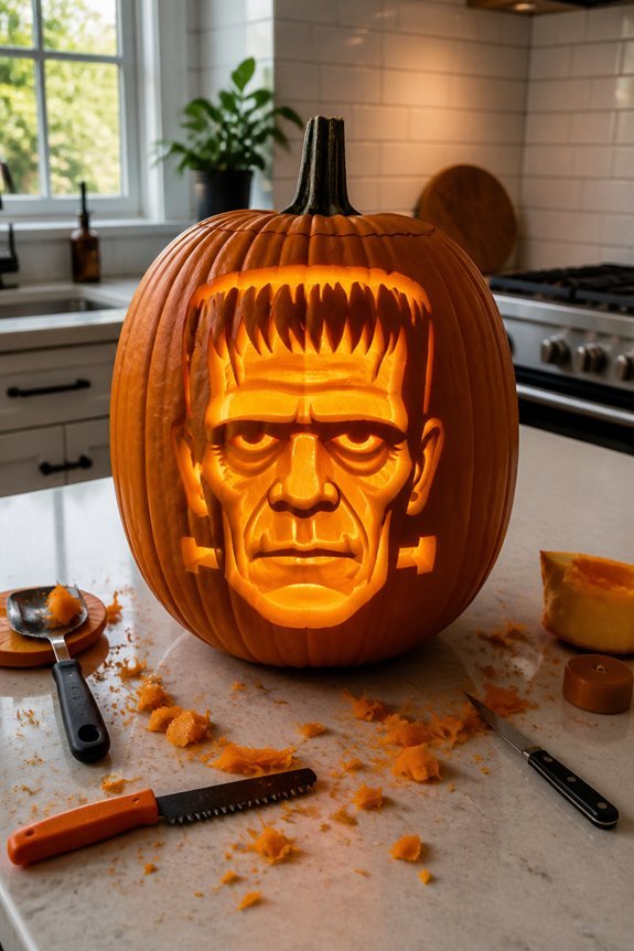 iconic monster pumpkin design