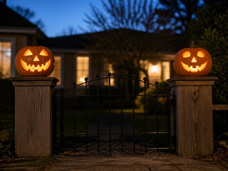 illuminated jack o lantern decorations