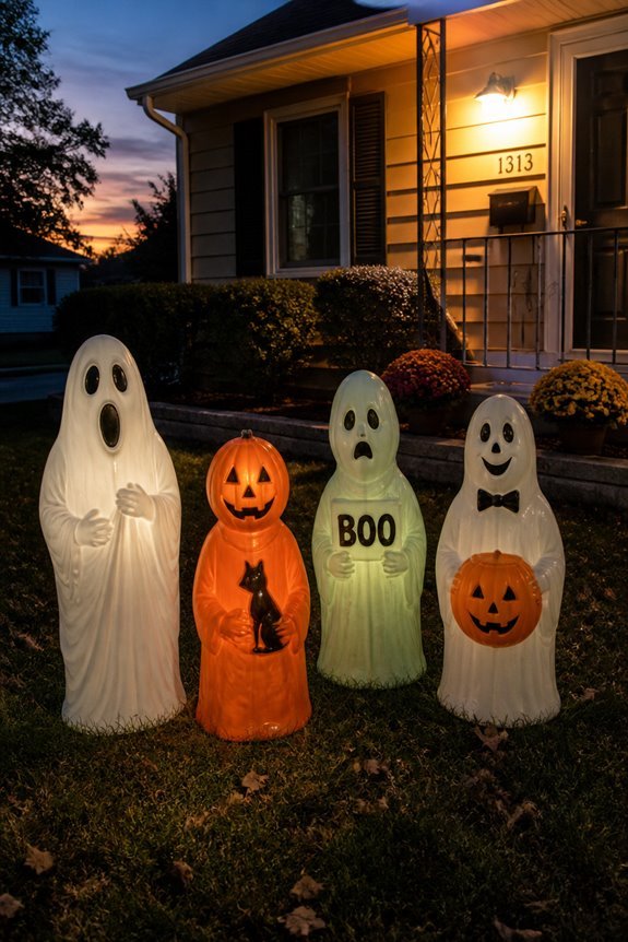 illuminated plastic halloween decorations