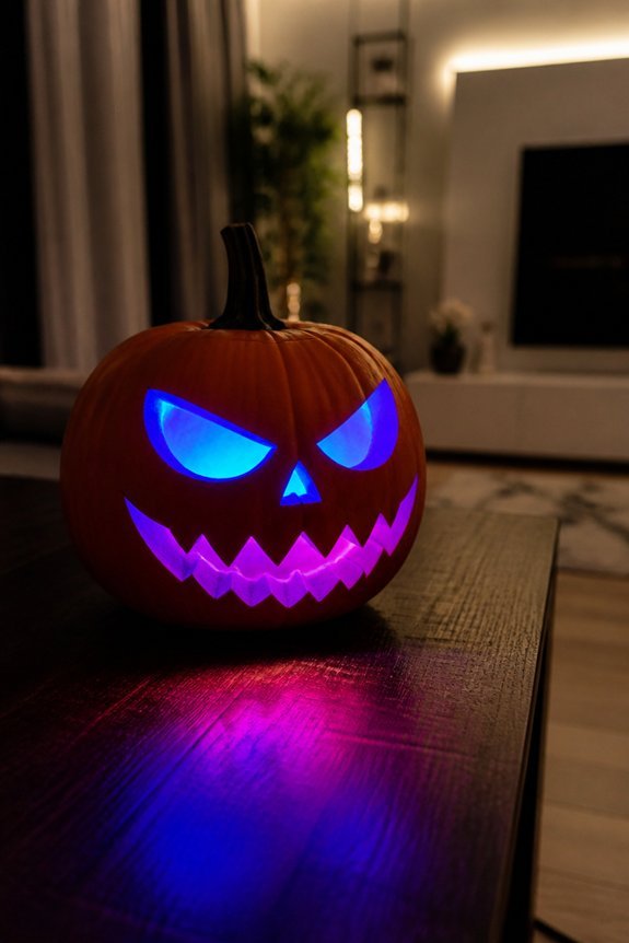 illuminated pumpkin glow effects