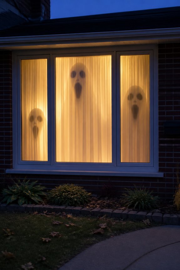 illuminated semi transparent layering