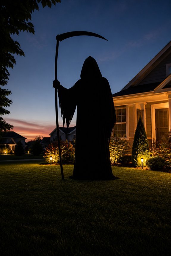 imposing halloween lawn decoration