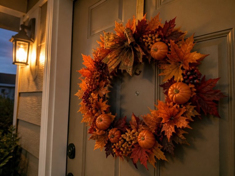 inexpensive halloween wreath decoration