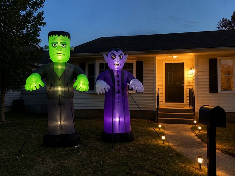 inflatable halloween decorations convenience