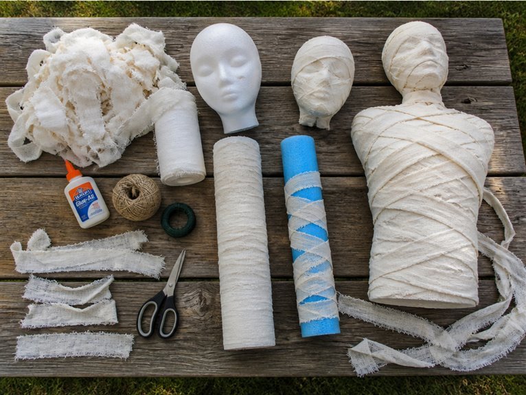 interactive halloween mummy prop