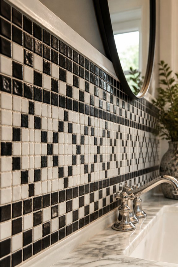 intricate black and white designs