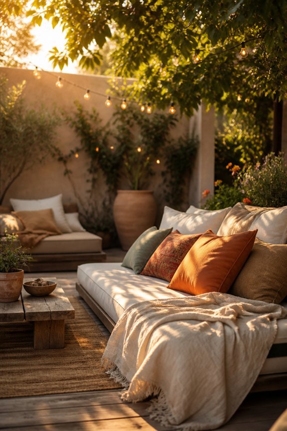 inviting outdoor seating areas