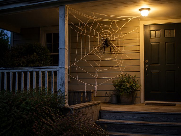 large scale halloween spider webs