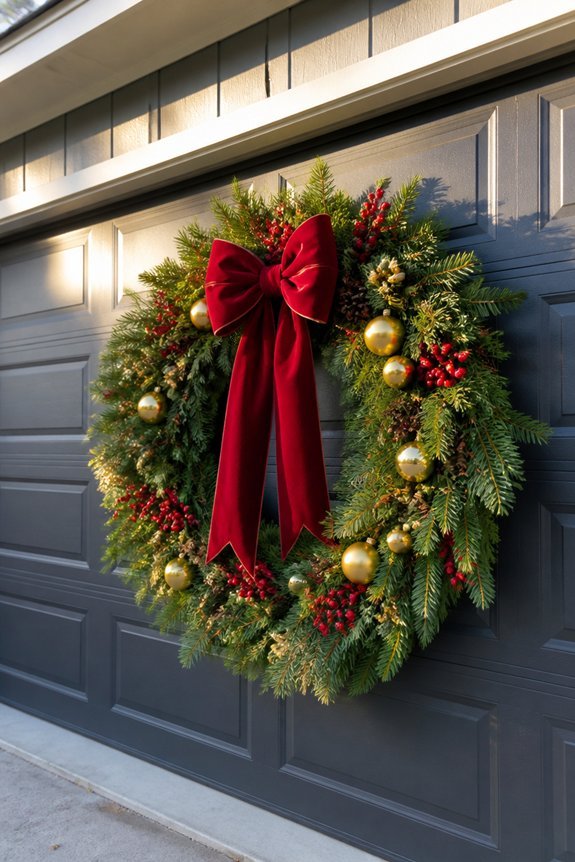 large wreaths for garages