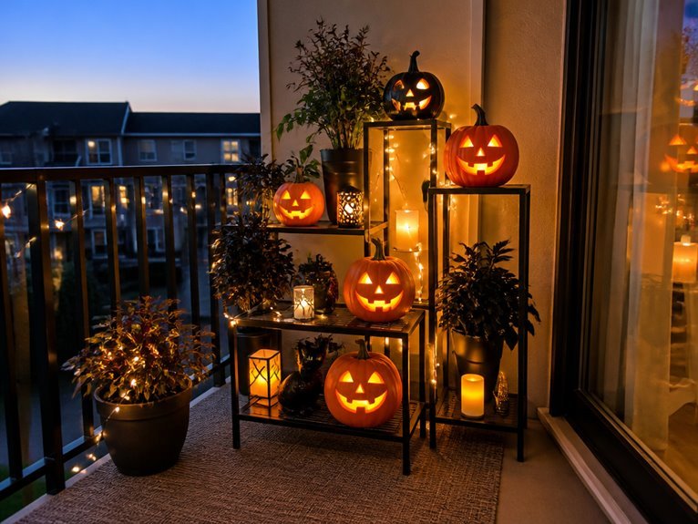 layered decorations for balconies