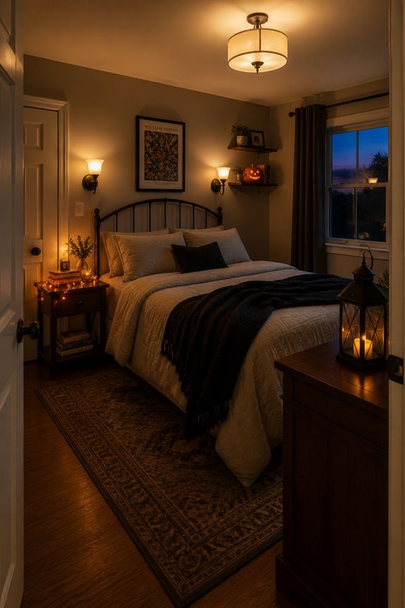 layered lighting for halloween