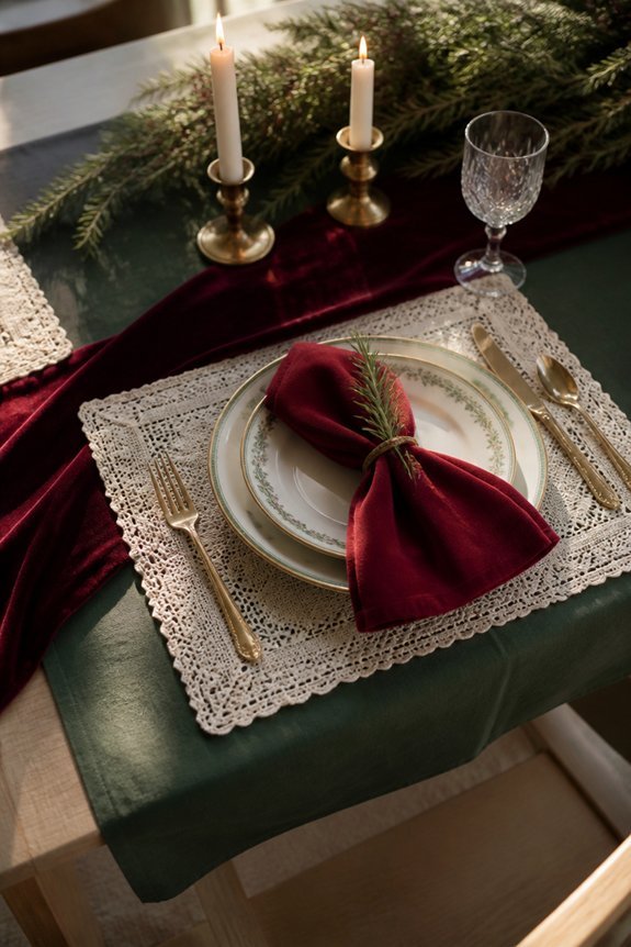 layered textures enhance decor
