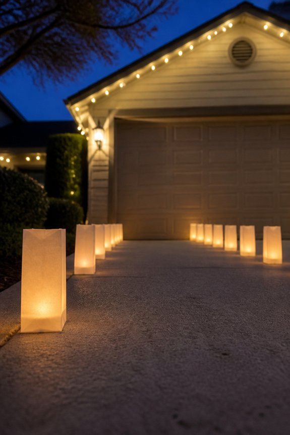 lighted luminarias for garages