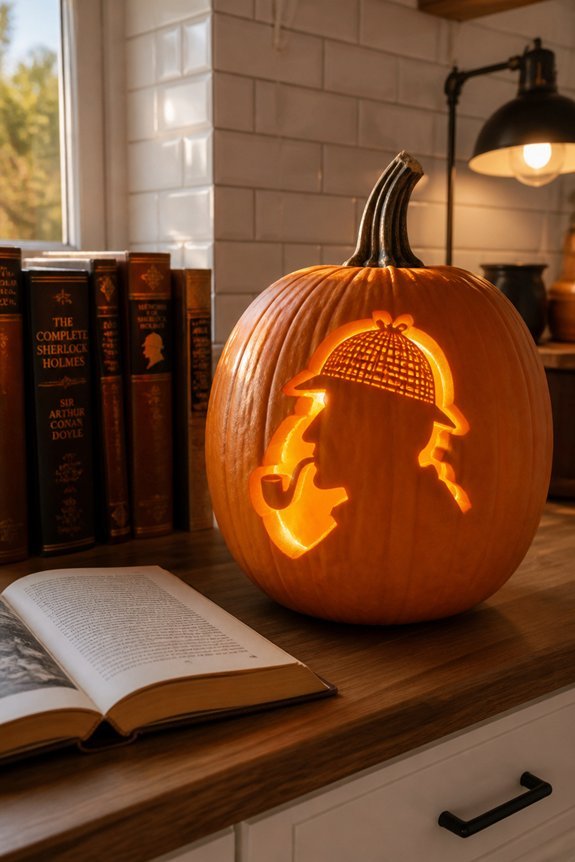 literary character pumpkin carvings