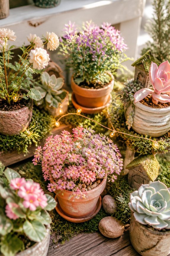 magical fairy garden display