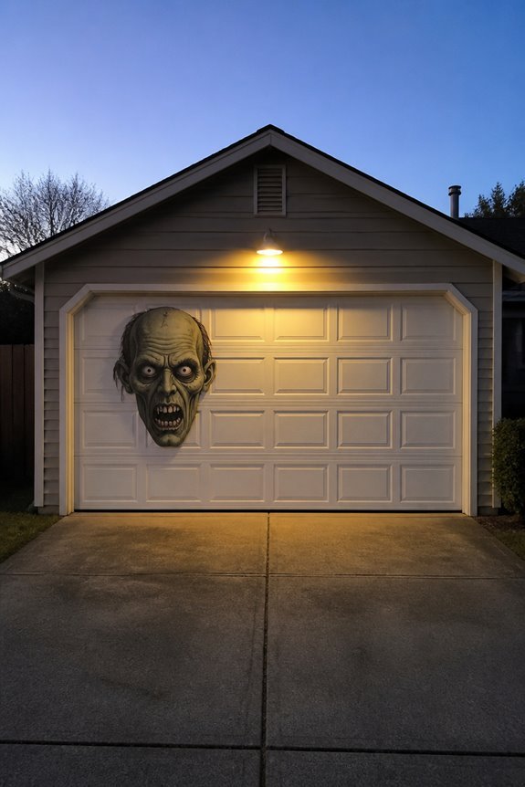 magnetic removable zombie decoration