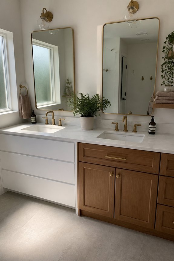 matching vs mismatched cabinets