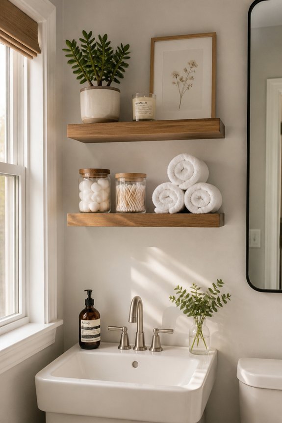 maximize bathroom storage efficiently