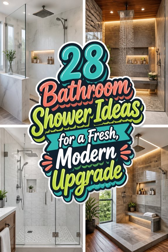 modern bathroom shower upgrades