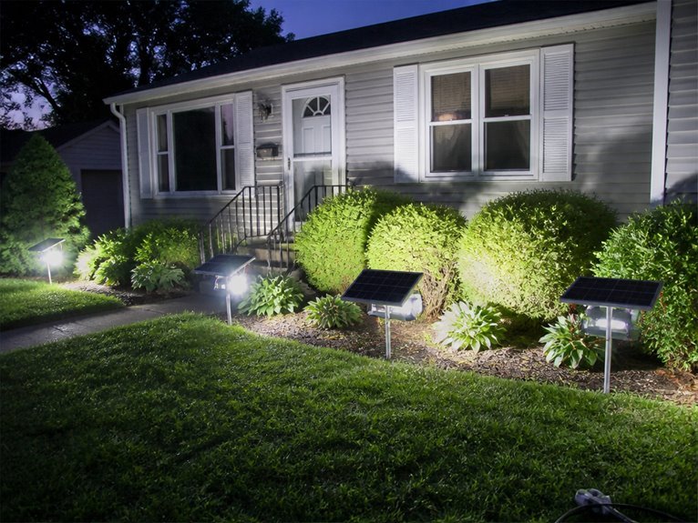 modified solar panel lighting