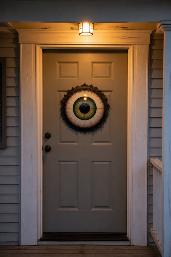 monster eye peephole decoration