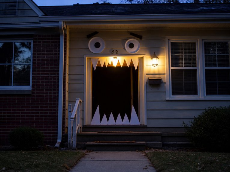 monster mouth door entrance